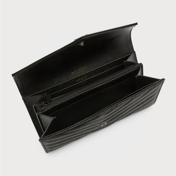 YSL Black Wallet